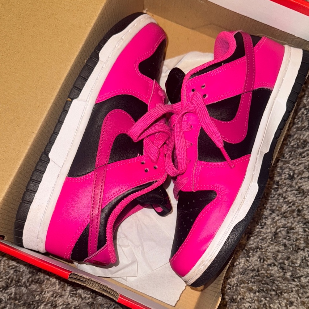Nike Dunk Low in Pink and Black